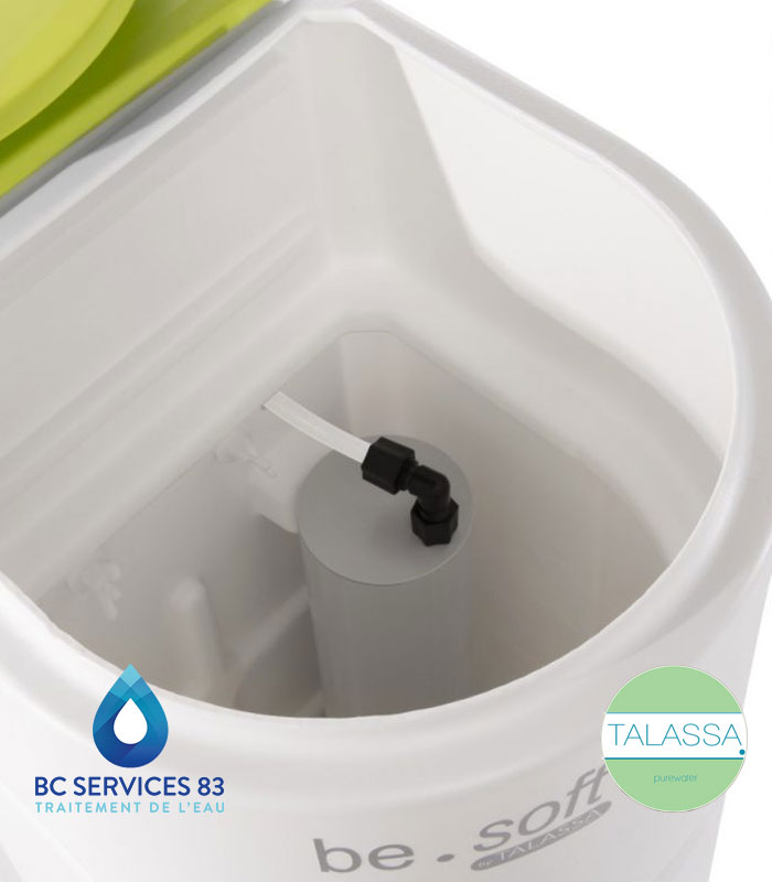 Adoucisseur d'eau BE SOFT de marque TALASSA - BC SERVICES 83, Spécialiste en Traitement de l’Eau : Installation, Entretien, Dépannage SAV, Adoucisseur, Purificateur d’eau, Osmoseur, Fontaine à eau et Stérilisateur UV - Saint-Maximin-la-Sainte-Baume (83)